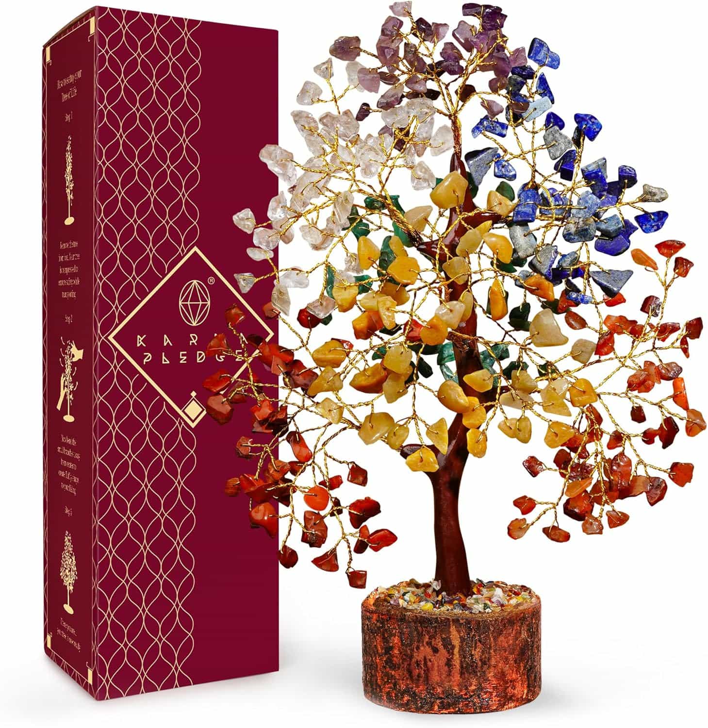 Crystal Tree of Life. 7 Chakra Healing Crystal Trees, Handmade