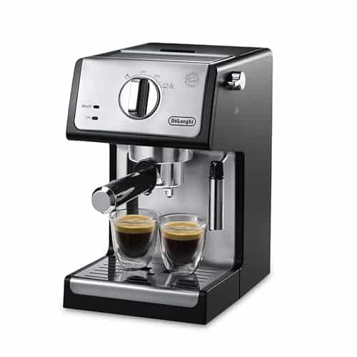 De'Longhi 15-Bar Pump Espresso Machine with Milk Frother & Temperature Control - Compact Home Barista Coffee Maker for Espresso, Latte, Cappuccino & Iced Coffee, Easy to Clean Design